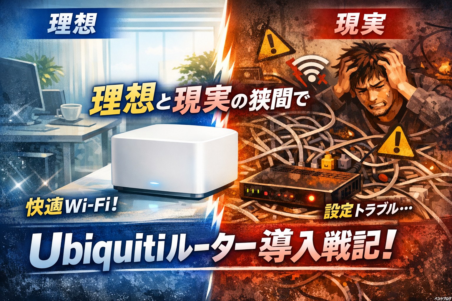 【楽天光に導入が厳しい】Ubiquitiルーター導入戦記！